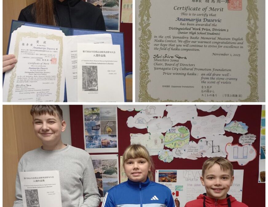 MEĐUNARODNI HAIKU USPJESI- YAMADERA ’25. 
